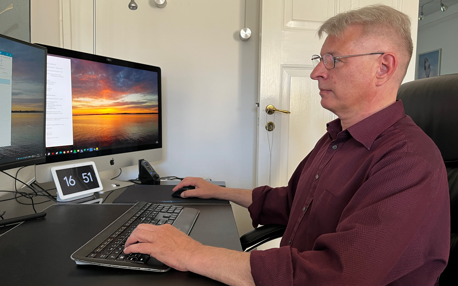 Finn Heinkov fra Serv-IT har lagt printerbekymringerne over til PrinterGuys, så han har arbejdsro til at fokusere på sine kunders it-opgaver.
