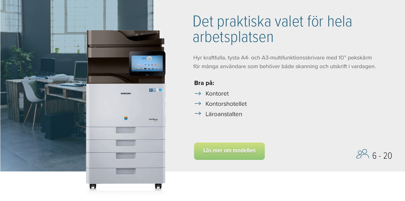 Det praktiska valet för hela arbetsplatsen