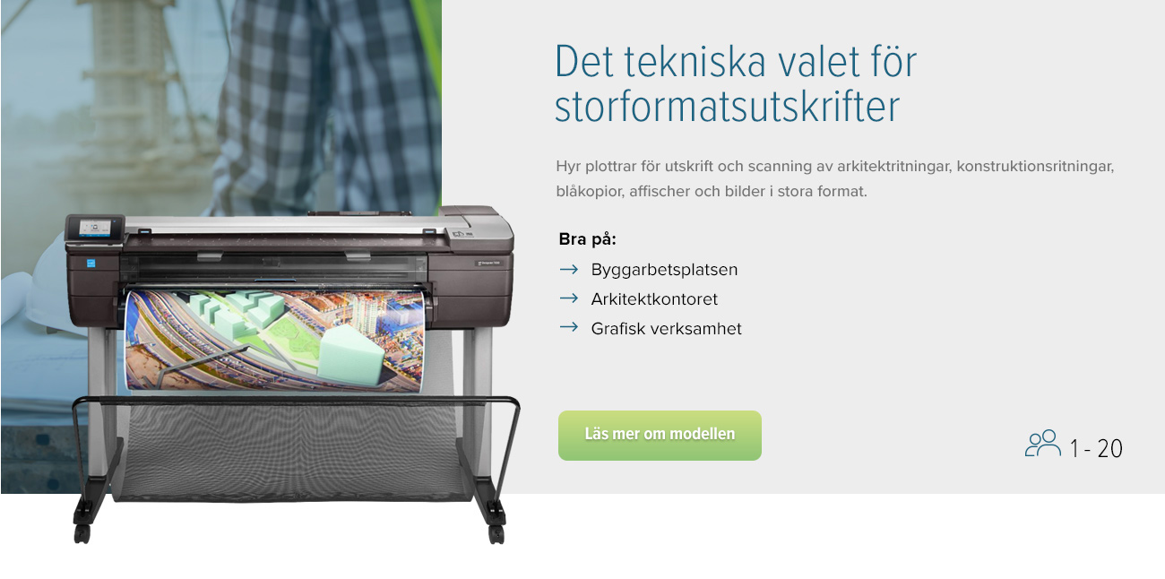 Det tekniska valet för storformatsutskrifter
